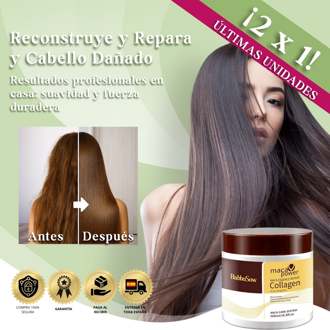 Mascarilla Capilar Babbosow - Reparación Profunda